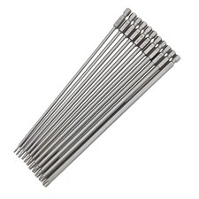 11pcs 200mm Extra Long Torx Screwdriver Bit Set Magnetic Head S2 Steel StarScrew