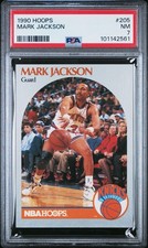 1990 NBA HOOPS Mark Jackson #205 Menendez Brothers PSA 7