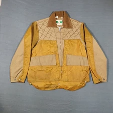 Vintage Game Winner Hunting Jacket Mens Medium Brown Corduroy Collar Hunting