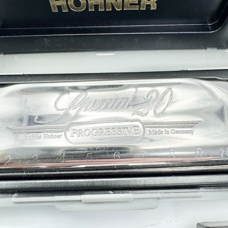 Set Of 3 Harmonicas 20th Special  Ed. BLUESBAND HOHNER International Schylling - Image 3 of 4