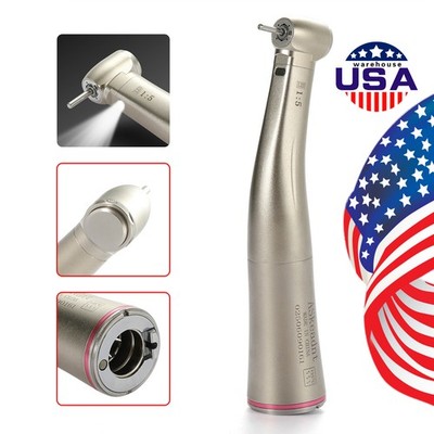 Dental 1:5 LED Contra Angle Increasing Handpiece Red Ring NSK Style ASkeadnt