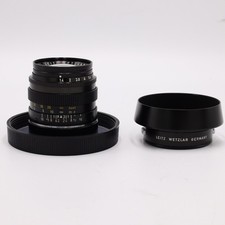 Leica 50mm f/1.4 Summilux Wetzlar Lens for Leica M Black Anodized, 1969  USED 