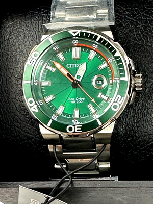 Citizen Eco-Drive Green Men's Watch - AW1428-53X for sale online