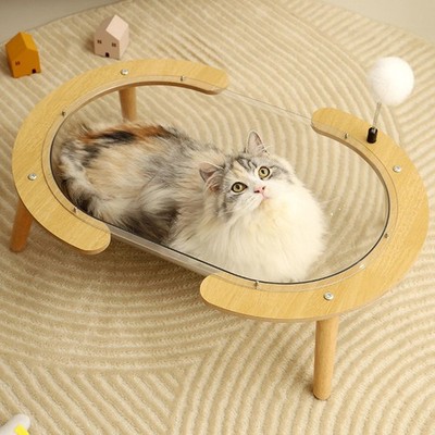 Space Capsule Katzenbett für Indoor Katzen erhöht stabil Haustier