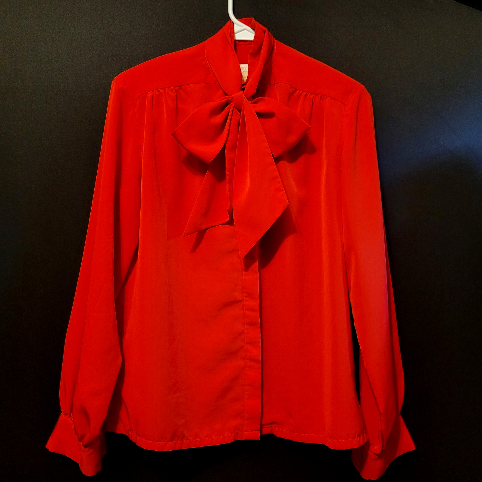 Vintage Red Blouse Polyester Pendleton Country So… - image 1