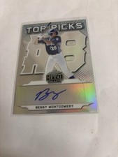 2021 Leaf Metal Draft - Top Picks Benny Montgomery #TP-BM1 (AU, RC)