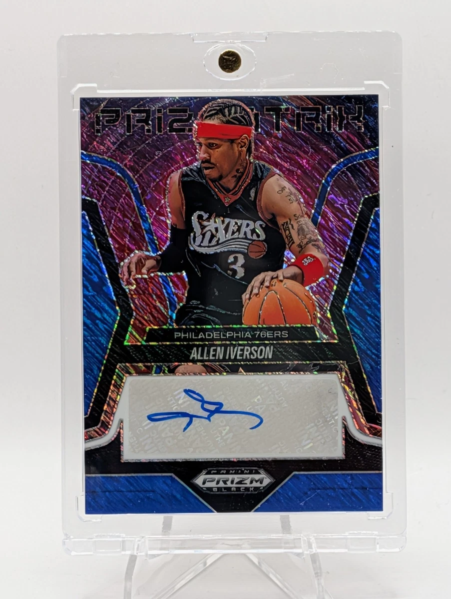 Panini Allen Iverson Basketball Autographed Sports Trading Cards