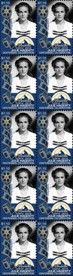 Julie Hagerty Paramount Pictures Centenary 2012 Mint Stamp Strip of 10
