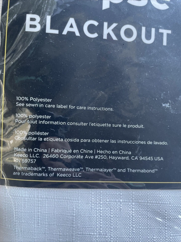 Eclipse Kendall Grommet Top Blackout Single Curtain Panel, 42x54 - Image 4 of 4