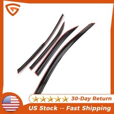 For 2009-2013 Toyota Corolla Sedan JDM Mugen Style Window Visors Sun 3D Wavy