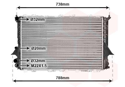 VAN Wezel KüHler, MotorküHlung 03002077 FüR Audi-image