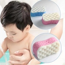 3PCS Soft Bath Sponges Exfoliating Body Scrubber Shower Massage Cleaning Sponge