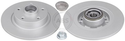 2x Bremsscheibe BESCHICHTET A.B.S. 18160C für JZ0 SCÉNIC RENAULT FLUENCE 3 TCe