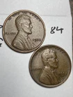 1932-P&D LINCOLN WHEAT CENT SET, 2 coins, low mintage/high grade coins, #84