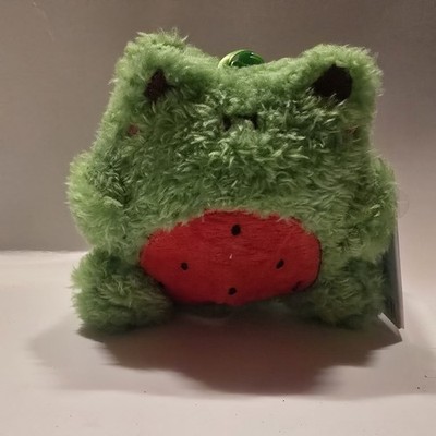 Cuddle Barn #PlushGoals Watermelon Wawa Frog PlushMini NWT Wawa The Froggie 2023