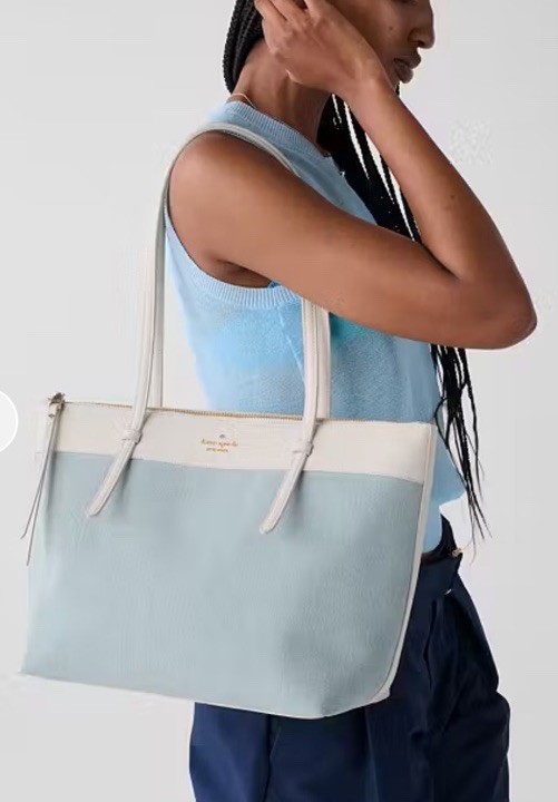 Kate Spade デニムブル ートートバッグ NWT Kate Spade New York All Day Denim Tote Bag | eBay