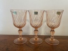 LUMINARC Arcoroc Rosaline Pink Swirl Wine Gla...