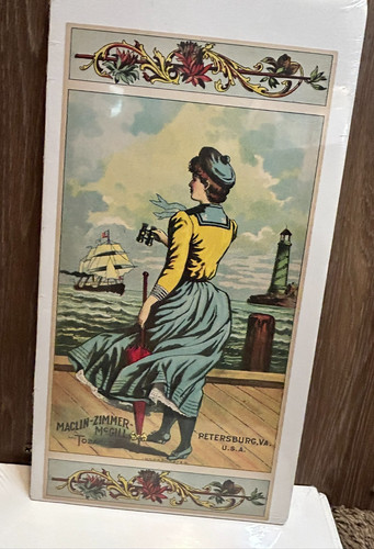 Maclin Zimmer McGill Tobacco Caddy Crate Label Sailors Hope Petersburg Virginia