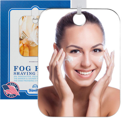 Shave Well Original Anti-Fog Shaving Mirror | Fogless Hanging Bathroom Shower Mi
