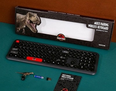 Royche Universal Jurassic Park Wireless Keyboard | Multi-Pairing | 100% Genuine