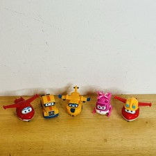 Super Wings Transform-A-Bots Bundle x 5 Action Figures Toys Mixed Lot
