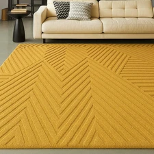 Hand-Tufted Contemporary Living Room Rug | Textured