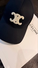 Celine Hat Black Baseball Cap Limited Edition VHTF Designer Collection Popular P