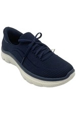 Skechers Women's Slip-ins Summits Plus Washable Knit Sneakers Navy
