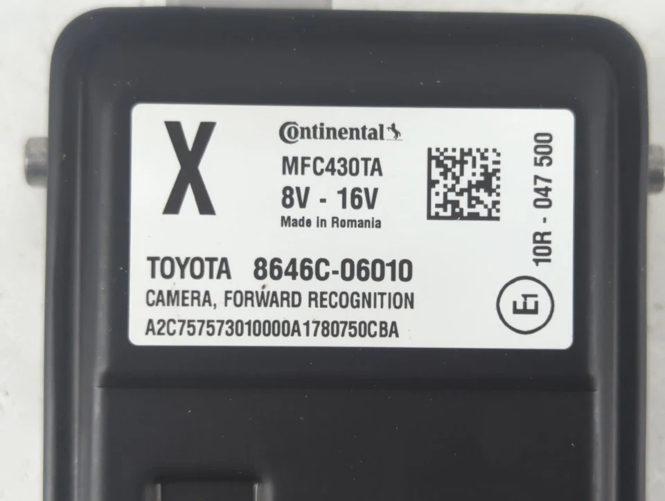 Toyota Camry Lane 2018 cámara de parabrisas de salida R95OP Foto 2 de 4