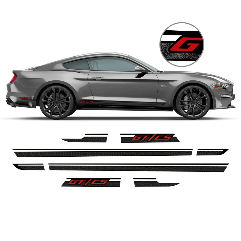 California Special GT/CS Rocker Panel Fade Stripes Gráficos 2015 2016 2017 Foto 4 de 4