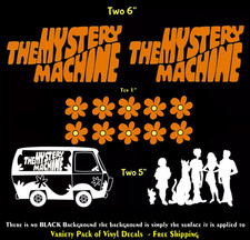The Scooby Doo Gang The Mystery Machine 14 Pack Vinyl Decal Car Truck Van Window