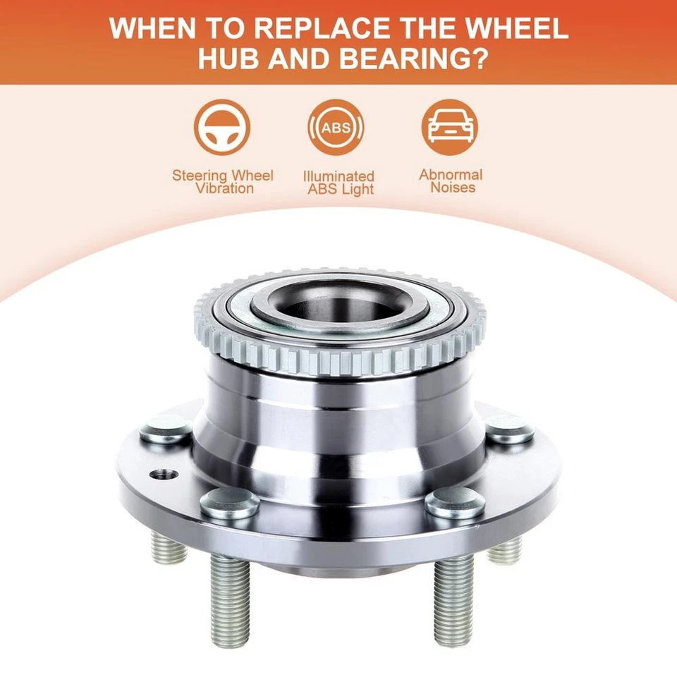 2PCS Front or Rear Wheel Hub Bearing For 2000-2006 Mazda MPV 1992-1995 Mazda 929 - Image 4 of 4