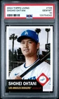 2024 Topps Living Set 🔥SHOHEI OHTANI🔥 1st Dodger Card PSA 10 💎 Gem Mint