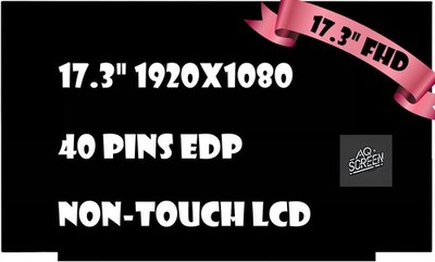 LQ173M1JW08 17.3'' LCD Screen FHD 40 pin 360Hz for MSI VECTOR GP76 12UGS-618US