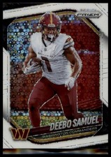 2025 Panini Prizm #133 Deebo Samuel White Disco Commanders