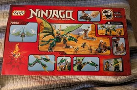 NEW RETIRED LEGO 70593 The Green NRG Dragon Ninjago Lloyd green ninja Ghost Cole