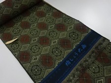 7777923: JAPANESE KIMONO Antique wool ensemble antique