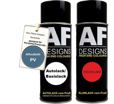 Spraydose für Mitsubishi PV Ruby RD MK II Metallic Basislack Klarlack Sprühdose