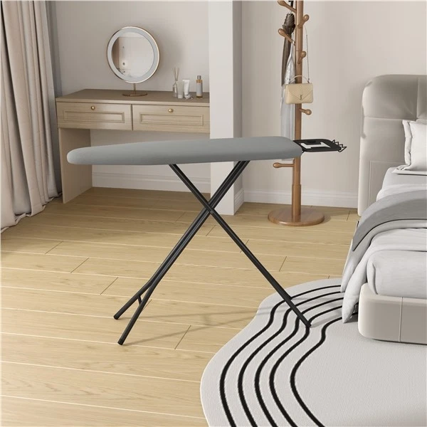 Foldable Ironing Board Height-adjustable Iron Table with 4 Legs for Laundry - Image 2 of 4