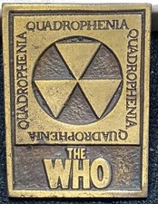 The Who Quadrophenia Rock Music Memorabilia Band 1970s Vintage Belt Buckle