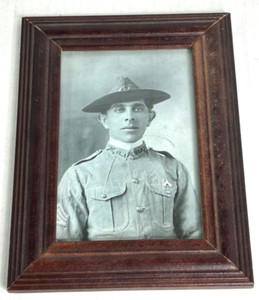 Reproduction US Army Spanish American War Soldiers Framed Portrait Photo