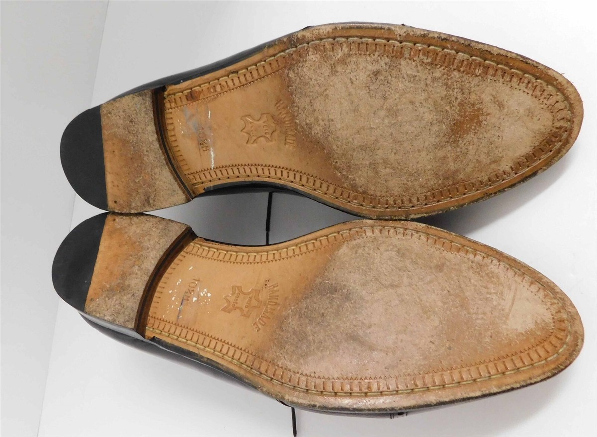 Mezlan‎ Cantabria Black Leather Dress Oxfords 10.5 M Mezlan Shoes Mens Size 10.5 M Black Oxford Leather Dress  main image 3