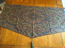 Ralph Lauren Brianna Paisley valance with tassel 44x24