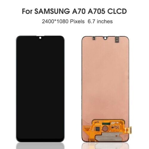 Conjunto de pantalla táctil LCD de repuesto negro para Samsung A70 A705FN 2019 - Imagen 1 de 1