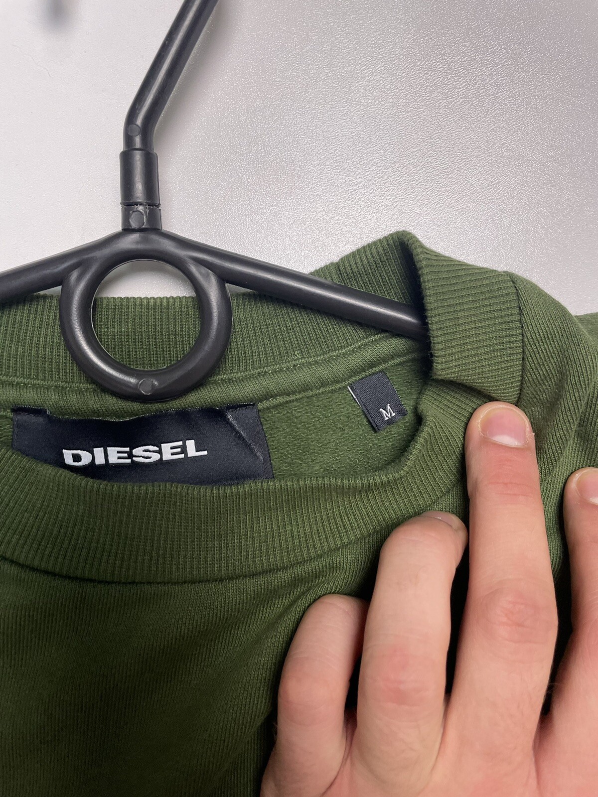Diesel Denim Division Rare Sweatshirt Green  Size M image 7