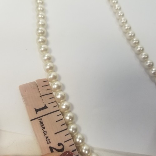 Vintage Faux Pearl Extra Long Necklace 57" Can be multi strand, $24.99 - Photo 3