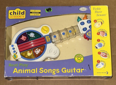 Toy Guitar Child Guidance JAKKS Pacific Vintage 2000 Sensory Music NEW OLD STOCK