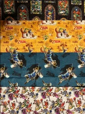 Fat Quarter  Legend of Zelda Links 18" x 21"  100% cotton / 100% Polyester