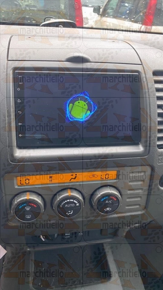 STEREO ANDROID KIT PER NISSAN NAVARA D40 PICK-UP 7 " CAR TABLET APPLE PLAY - Immagine 4 di 4