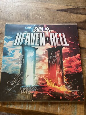 sum 41 Heaven X Hell Autographed 